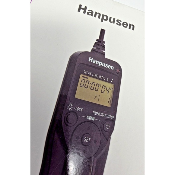 Hanpusen TR-90 Camera Remote Switch Digital Timer Shutter NEW - Picture 3 of 8